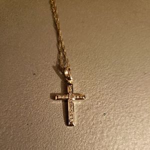 Diamond Cross Necklace